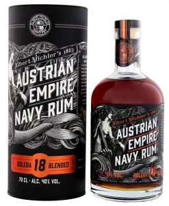 Rum Austrian Empire Navy Rum Solera 18 Tube